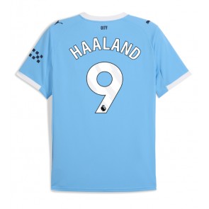 Manchester City Erling Haaland #9 Primera Equipación 2025-26 Manga Corta